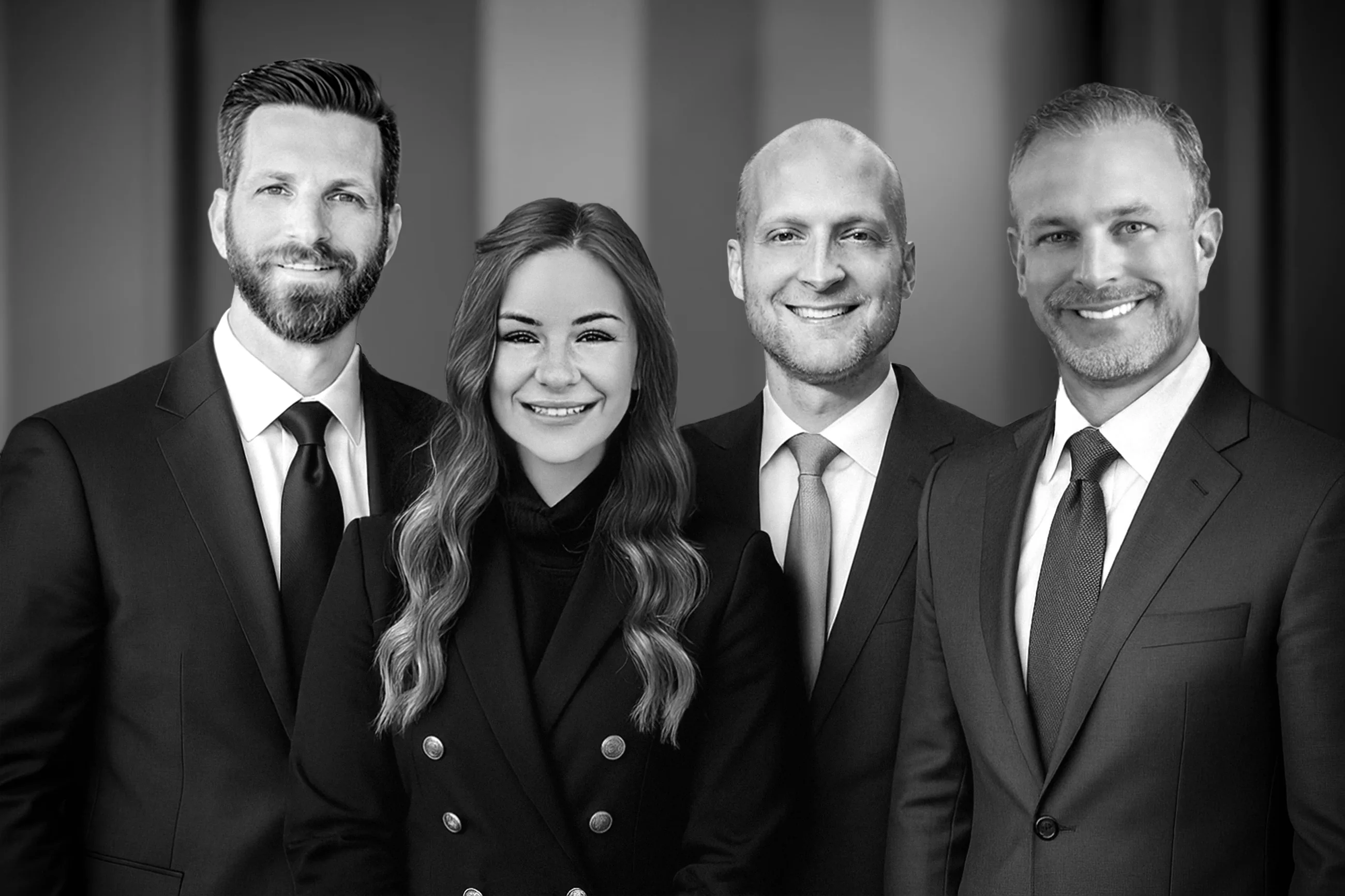 Black-and-white Peak Performance VA support team